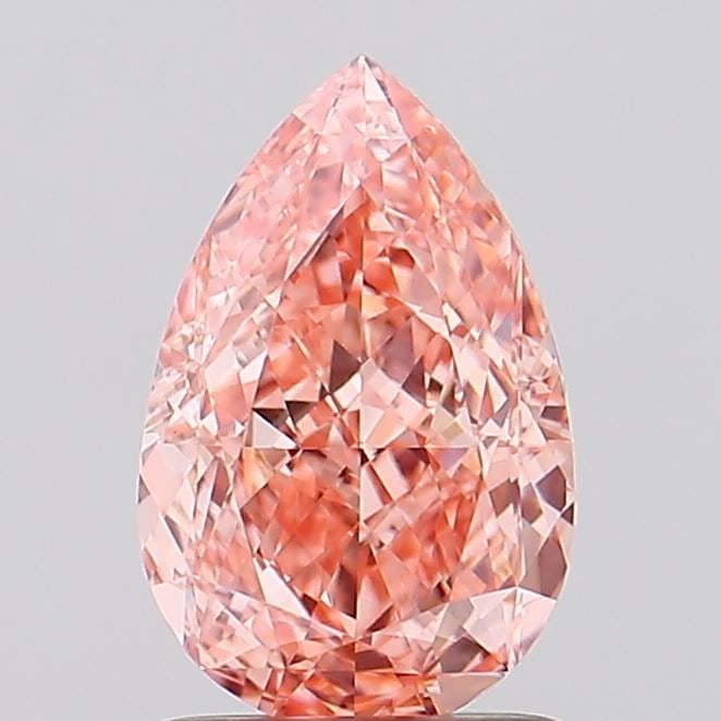 Loose Diamond - PEAR 1.59ct Fancy Vivid Pink VVS2 (1 of 1)
