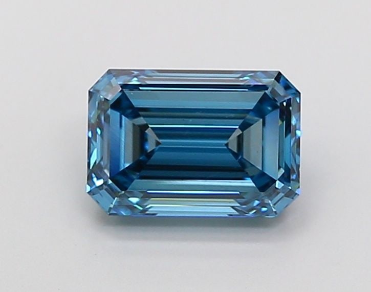 Loose Diamond - EMERALD 1.58ct Fancy Vivid Blue VS1 (1 of 1)