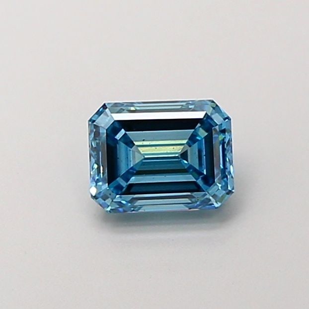 Loose Diamond - EMERALD 1.14ct Fancy Vivid Blue VS2 (1 of 1)