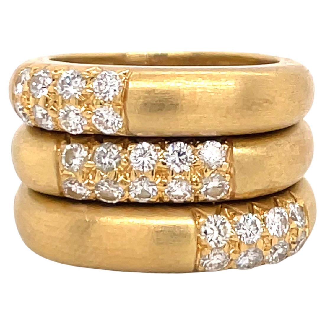 Harbor Diamonds 18K Yellow Gold Diamond Stackable Rings Set 0.40 Carats: Harbor Diamonds 18K Yellow Gold Diamond Stackable Rings Set 0.40 Carats This exquisite set of stackable rings is crafted from 18 karat yellow gold and adorned with stunning round brilliant diamonds, t