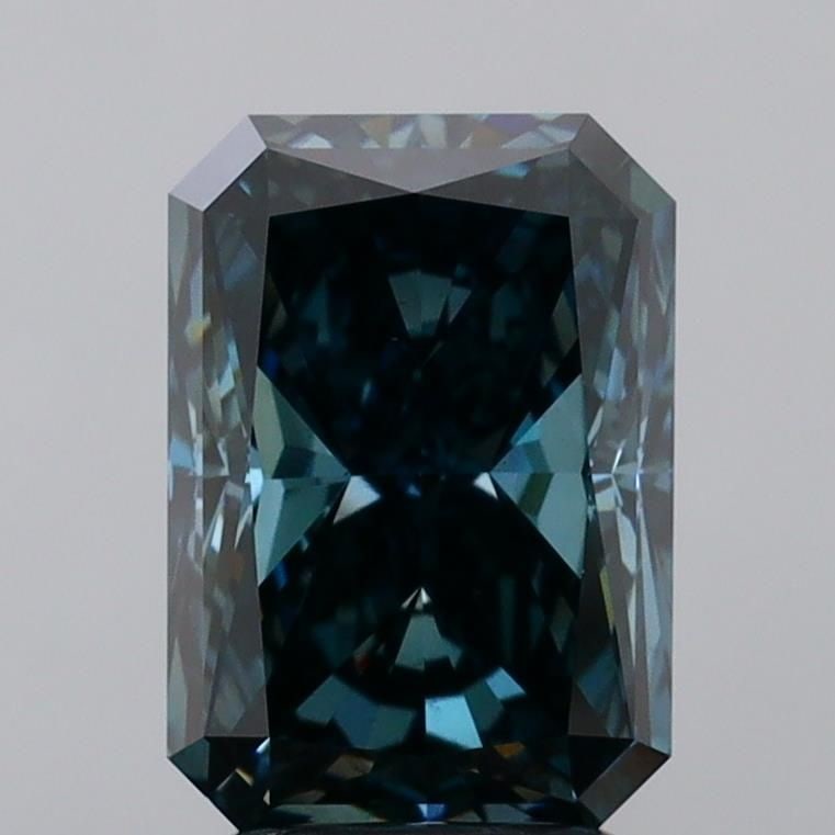 Loose Diamond - RADIANT 3.16ct Fancy Deep Blue VS2 (1 of 1)