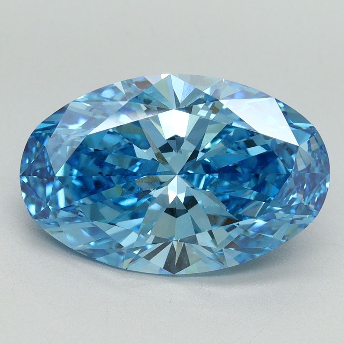Loose Diamond - OVAL 4.19ct Fancy Vivid Blue VS2 (1 of 1)