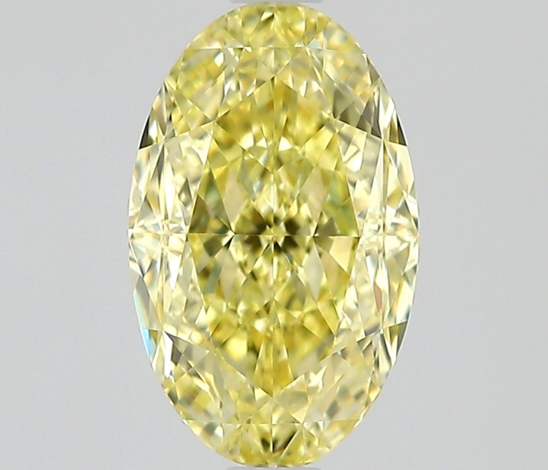 Loose Diamond - OVAL 1.0ct Fancy Intense Yellow VVS2: Loose Diamond - OVAL 1.0ct Fancy Intense Yellow VVS2 Source: Natural Shape: OVAL Carats: 1.0 Color: Fancy Intense Yellow Certification: GIA Video: