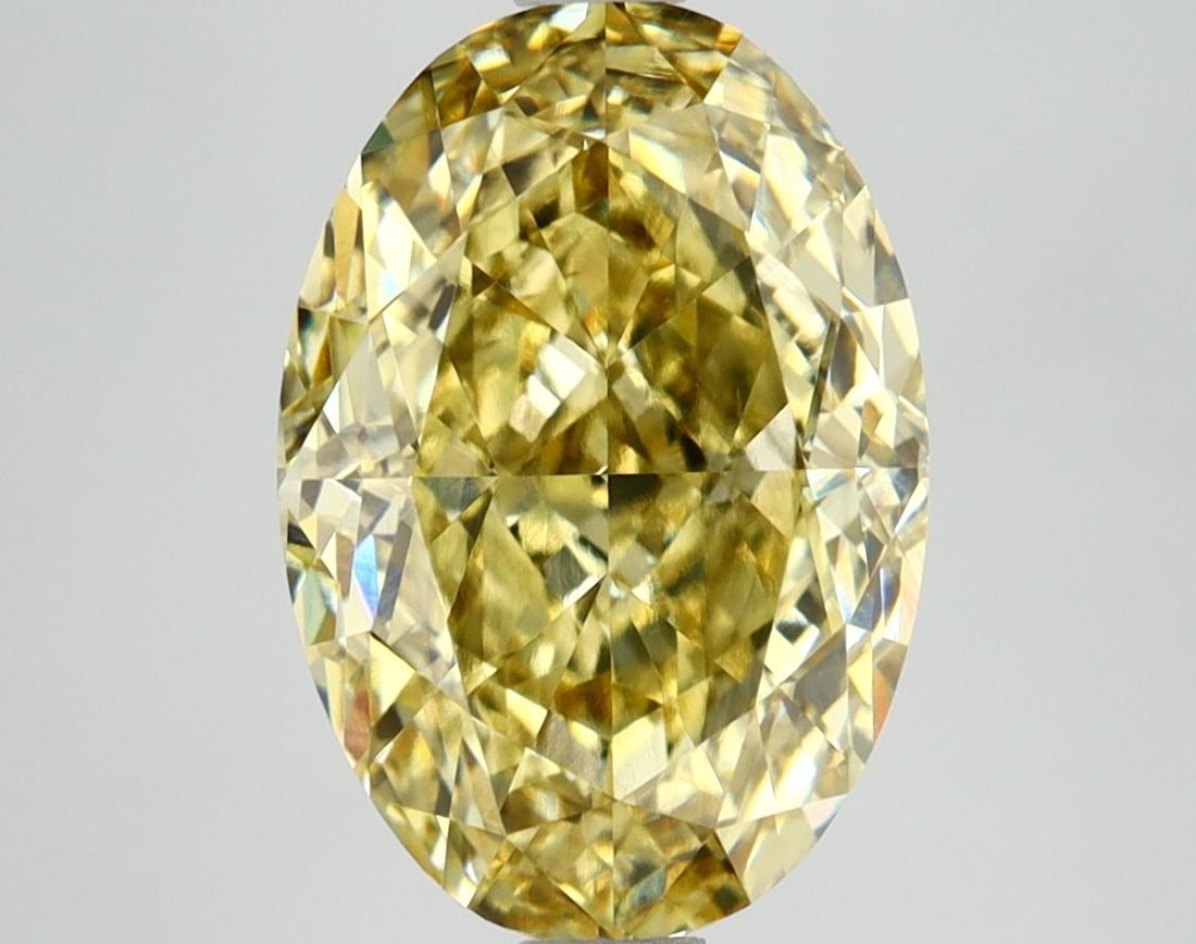 Loose Diamond - OVAL 4.51ct Fancy Intense Yellow VS2: Loose Diamond - OVAL 4.51ct Fancy Intense Yellow VS2 Source: This is a real non-mined Diamond that has been grown in a lab Shape: OVAL Carats: 4.51 Color: Fancy Intense Yellow Certification: IGI Video