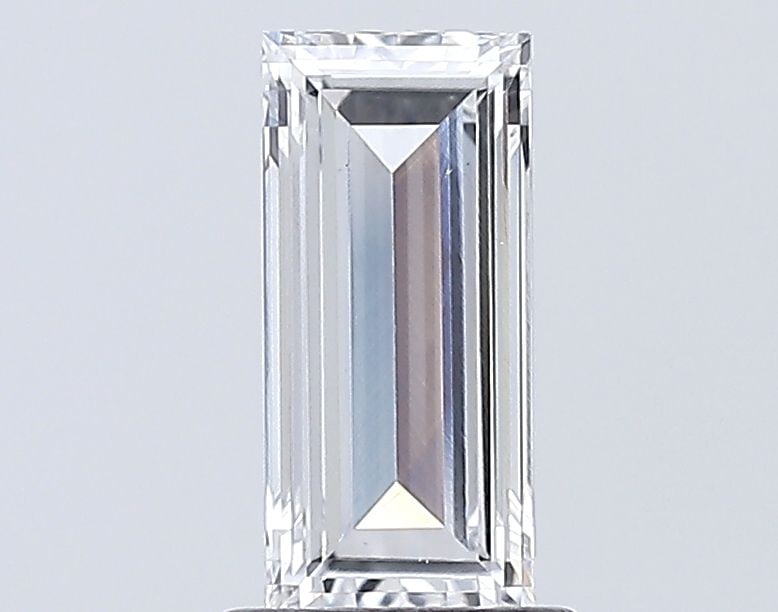 Loose Diamond - BAGUETTE 1.04ct E VS1: Loose Diamond - BAGUETTE 1.04ct E VS1 Source: This is a real non-mined Diamond that has been grown in a lab Shape: BAGUETTE Carats: 1.04 Color: E Clarity: VS1 Certification: NONE Video: