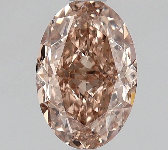 Loose Diamond - OVAL 0.7ct Fancy Brownish Orangey Pink IF: Loose Diamond - OVAL 0.7ct Fancy Brownish Orangey Pink IF Source: Natural Shape: OVAL Carats: 0.7 Color: Fancy Brownish Orangey Pink Certification: GIA Video: