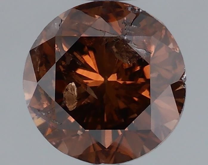 Loose Diamond - ROUND 0.99ct Fancy Dark Orangey Brown: Loose Diamond - ROUND 0.99ct Fancy Dark Orangey Brown Source: Natural Shape: ROUND Carats: 0.99 Color: Fancy Dark Orangey Brown Certification: GIA Video: