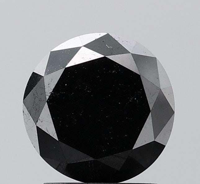 Loose Diamond - ROUND 2.37ct Black VS1: Loose Diamond - ROUND 2.37ct Black VS1 Source: Natural Shape: ROUND Carats: 2.37 Color: Black Certification: NONE Video: