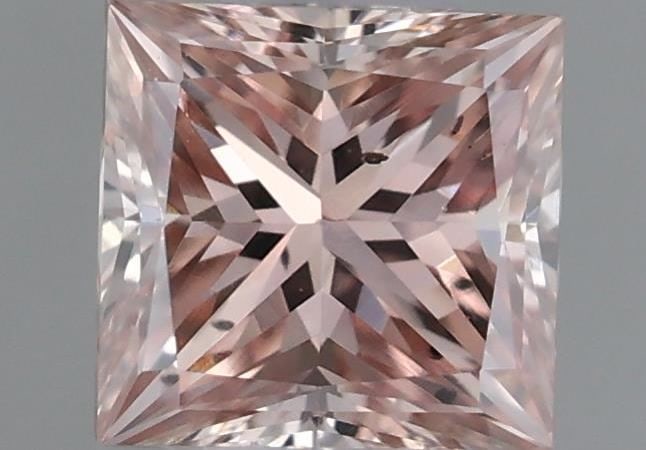 Loose Diamond - PRINCESS 0.39ct Fancy Brown Pink SI2: Loose Diamond - PRINCESS 0.39ct Fancy Brown Pink SI2 Source: Natural Shape: PRINCESS Carats: 0.39 Color: Fancy Brown Pink Certification: GIA Video: