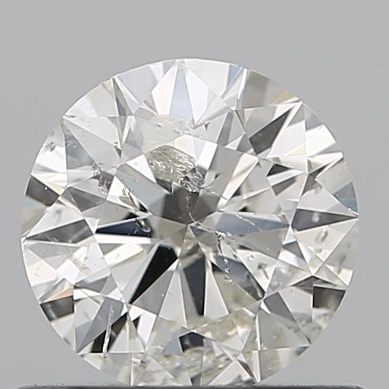 Loose Diamond - ROUND 0.6ct J I2: Loose Diamond - ROUND 0.6ct J I2 Source: Natural Shape: ROUND Carats: 0.6 Color: J Clarity: I2 Certification: GIA Video:
