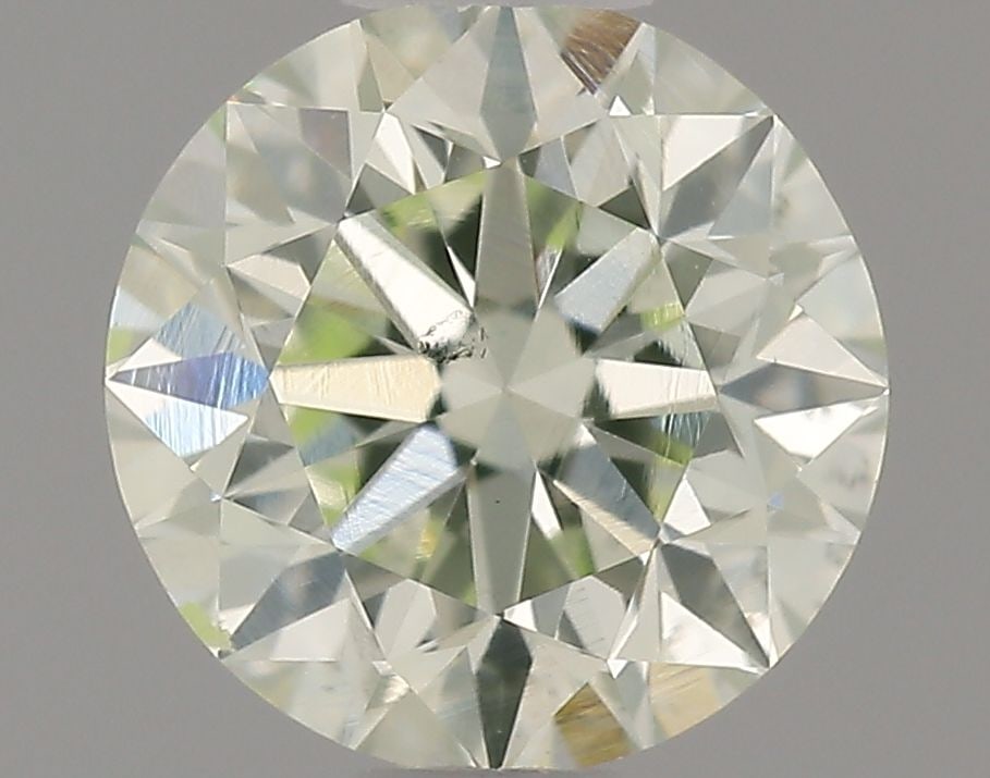 Loose Diamond - ROUND 0.54ct Fancy Light Yellow Green SI1: Loose Diamond - ROUND 0.54ct Fancy Light Yellow Green SI1 Source: Natural Shape: ROUND Carats: 0.54 Color: Fancy Light Yellow Green Certification: GIA Video: