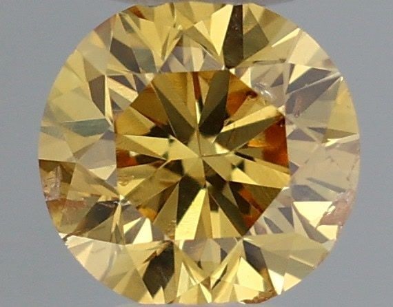 Loose Diamond - ROUND 0.25ct Fancy Deep Orangey Yellow: Loose Diamond - ROUND 0.25ct Fancy Deep Orangey Yellow Source: Natural Shape: ROUND Carats: 0.25 Color: Fancy Deep Orangey Yellow Certification: GIA Video: