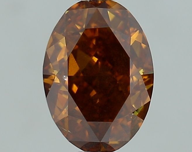 Loose Diamond - OVAL 0.94ct Fancy Deep Orange Brown I1: Loose Diamond - OVAL 0.94ct Fancy Deep Orange Brown I1 Source: Natural Shape: OVAL Carats: 0.94 Color: Fancy Deep Orange Brown Certification: GIA Video: