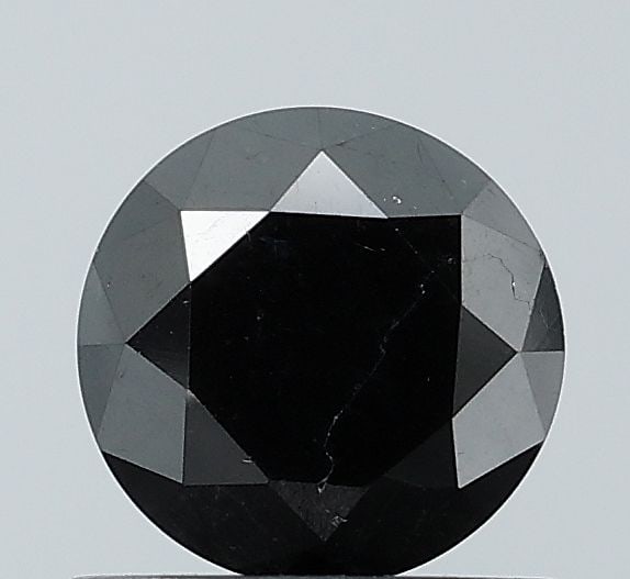 Loose Diamond - ROUND 0.8ct Fancy Black VS1: Loose Diamond - ROUND 0.8ct Fancy Black VS1 Source: Natural Shape: ROUND Carats: 0.8 Color: Fancy Black Certification: NONE Video: