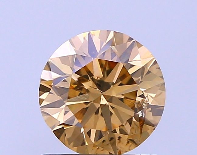 Loose Diamond - ROUND 1.09ct Light Brown I1: Loose Diamond - ROUND 1.09ct Light Brown I1 Source: Natural Shape: ROUND Carats: 1.09 Color: Light Brown Certification: NONE Video: