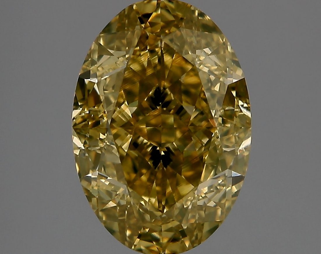 Loose Diamond - OVAL 3.52ct Fancy Deep Brownish Yellow VS2: Loose Diamond - OVAL 3.52ct Fancy Deep Brownish Yellow VS2 Source: Natural Shape: OVAL Carats: 3.52 Color: Fancy Deep Brownish Yellow Certification: GIA Video:
