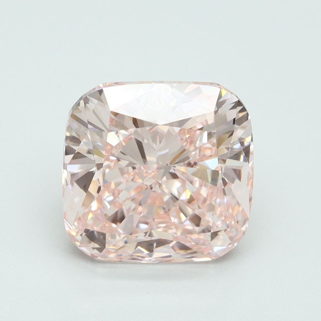 Loose Diamond - CUSHION BRILLIANT 4.02ct Fancy Intense Pink VS1: Loose Diamond - CUSHION BRILLIANT 4.02ct Fancy Intense Pink VS1 Source: This is a real non-mined Diamond that has been grown in a lab Shape: CUSHION BRILLIANT Carats: 4.02 Color: Fancy Intense Pink Ce