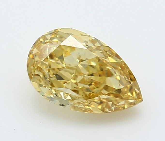 Loose Diamond - PEAR 1.24ct Fancy Vivid Yellow VS2: Loose Diamond - PEAR 1.24ct Fancy Vivid Yellow VS2 Source: This is a real non-mined Diamond that has been grown in a lab Shape: PEAR Carats: 1.24 Color: Fancy Vivid Yellow Certification: IGI Video: