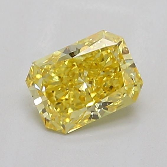 Loose Diamond - RADIANT 0.96ct Fancy Vivid Yellow VS1: Loose Diamond - RADIANT 0.96ct Fancy Vivid Yellow VS1 Source: This is a real non-mined Diamond that has been grown in a lab Shape: RADIANT Carats: 0.96 Color: Fancy Vivid Yellow Certification: IGI Vid
