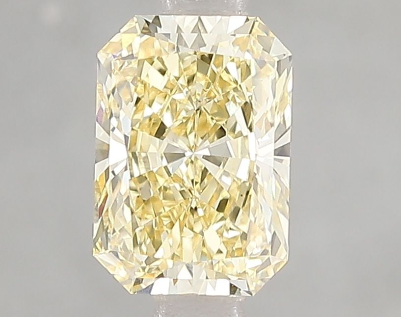 Loose Diamond - RADIANT 1.53ct Fancy Intense Yellow VS1: Loose Diamond - RADIANT 1.53ct Fancy Intense Yellow VS1 Source: This is a real non-mined Diamond that has been grown in a lab Shape: RADIANT Carats: 1.53 Color: Fancy Intense Yellow Certification: IGI