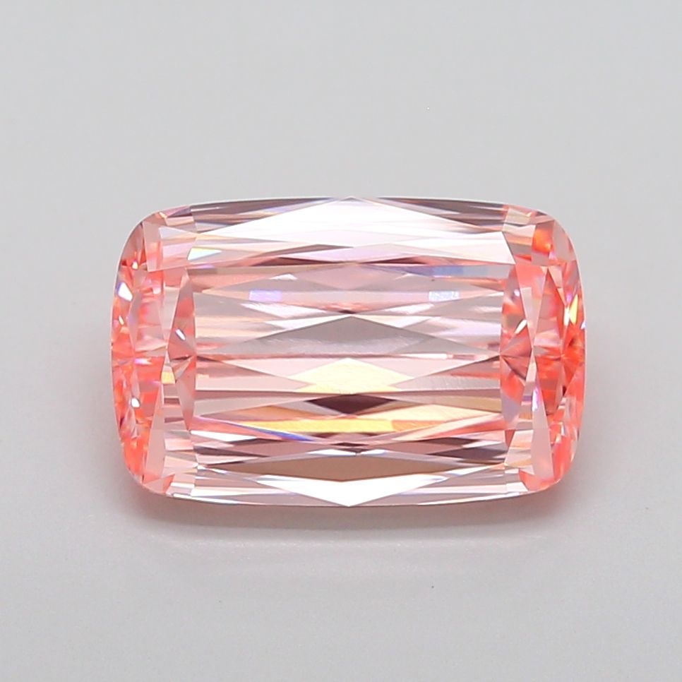 Loose Diamond - CUSHION MODIFIED 6.11ct Fancy Intense Pink VVS2: Loose Diamond - CUSHION MODIFIED 6.11ct Fancy Intense Pink VVS2 Source: This is a real non-mined Diamond that has been grown in a lab Shape: CUSHION MODIFIED Carats: 6.11 Color: Fancy Intense Pink Cer