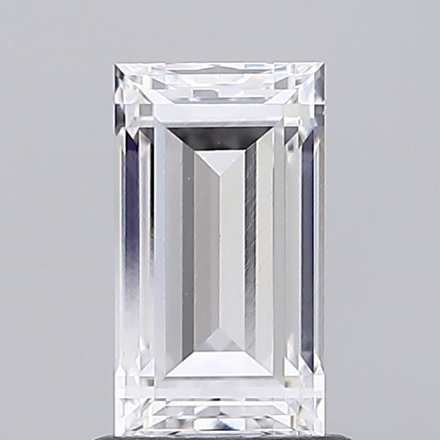 Loose Diamond - BAGUETTE 1.28ct E VVS1: Loose Diamond - BAGUETTE 1.28ct E VVS1 Source: This is a real non-mined Diamond that has been grown in a lab Shape: BAGUETTE Carats: 1.28 Color: E Clarity: VVS1 Certification: IGI Video:
