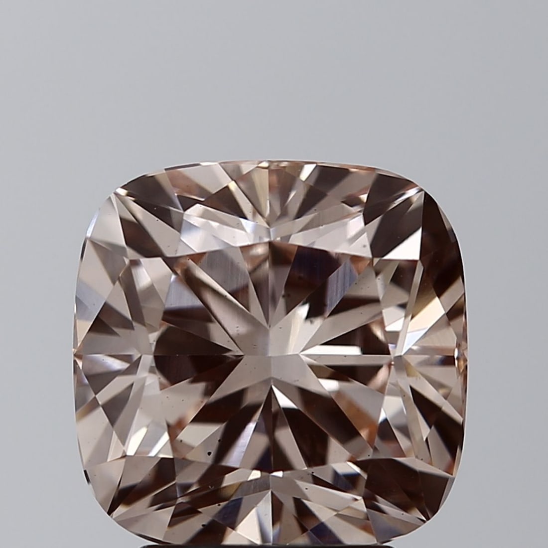Loose Diamond - CUSHION MODIFIED 3.01ct Fancy Brownish Pink VS2: Loose Diamond - CUSHION MODIFIED 3.01ct Fancy Brownish Pink VS2 Source: This is a real non-mined Diamond that has been grown in a lab Shape: CUSHION MODIFIED Carats: 3.01 Color: Fancy Brownish Pink Ce
