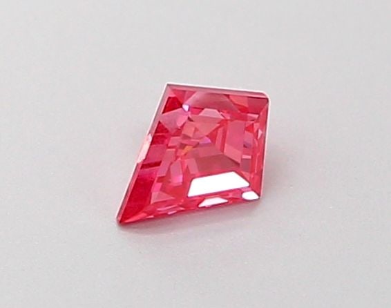 Loose Diamond - KITE 0.18ct Fancy Vivid Pink VS1: Loose Diamond - KITE 0.18ct Fancy Vivid Pink VS1 Source: This is a real non-mined Diamond that has been grown in a lab Shape: KITE Carats: 0.18 Color: Fancy Vivid Pink Certification: NONE Video: