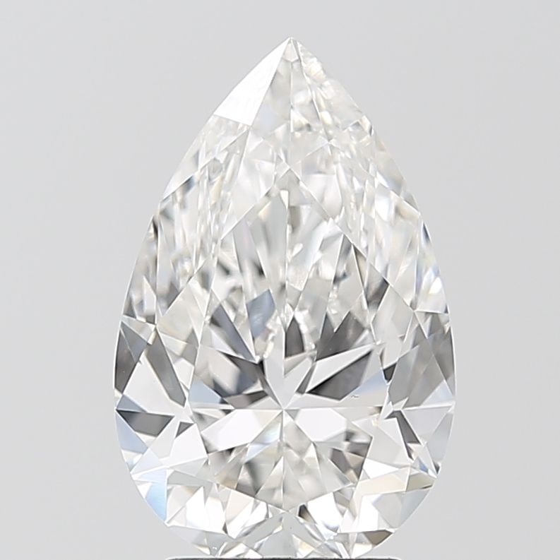 Loose Diamond - PEAR 3.58ct F VVS2: Loose Diamond - PEAR 3.58ct F VVS2 Source: This is a real non-mined Diamond that has been grown in a lab Shape: PEAR Carats: 3.58 Color: F Clarity: VVS2 Certification: IGI Video: