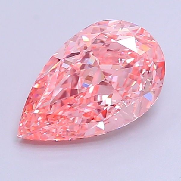 Loose Diamond - PEAR 1.79ct Fancy Vivid Pink VS1: Loose Diamond - PEAR 1.79ct Fancy Vivid Pink VS1 Source: This is a real non-mined Diamond that has been grown in a lab Shape: PEAR Carats: 1.79 Color: Fancy Vivid Pink Certification: IGI Video: