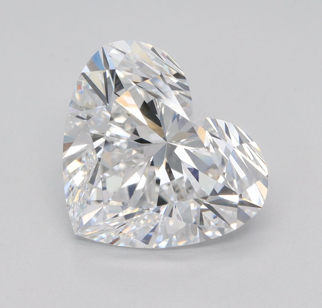 Loose Diamond - HEART 3.77ct D VVS1: Loose Diamond - HEART 3.77ct D VVS1 Source: This is a real non-mined Diamond that has been grown in a lab Shape: HEART Carats: 3.77 Color: D Clarity: VVS1 Certification: GIA Video: