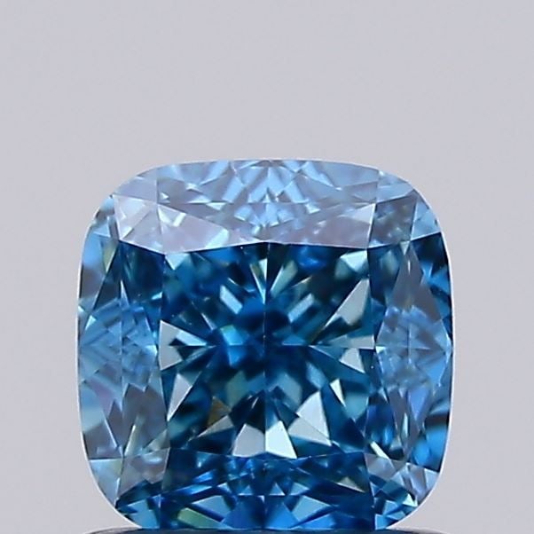 Loose Diamond - CUSHION MODIFIED 1.01ct Fancy Vivid Blue VVS2: Loose Diamond - CUSHION MODIFIED 1.01ct Fancy Vivid Blue VVS2 Source: This is a real non-mined Diamond that has been grown in a lab Shape: CUSHION MODIFIED Carats: 1.01 Color: Fancy Vivid Blue Certifi