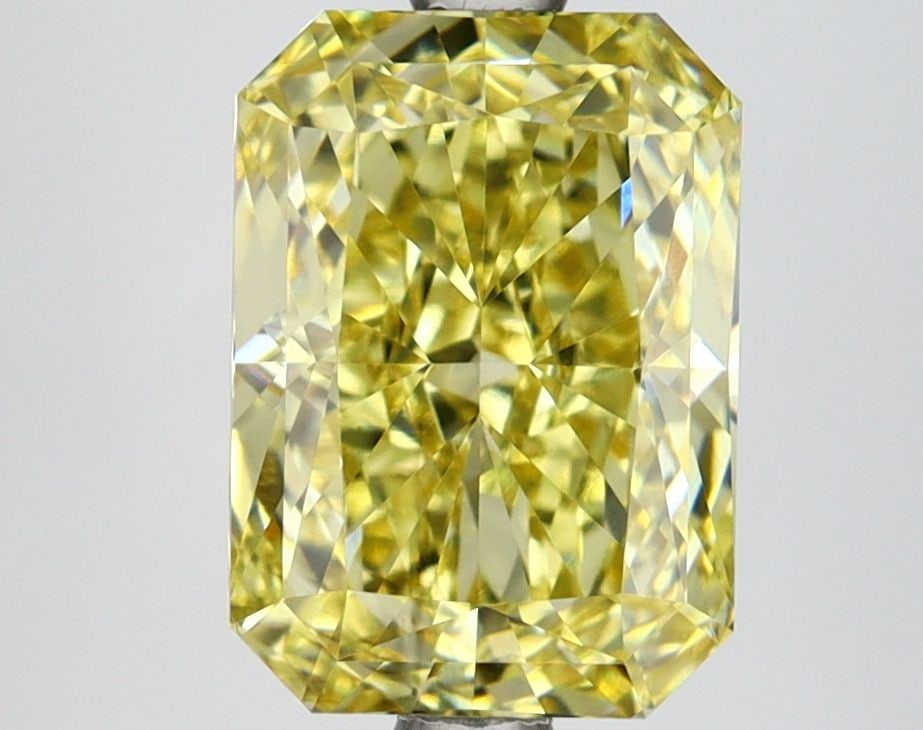 Loose Diamond - RADIANT 3.07ct Fancy Intense Yellow VS2: Loose Diamond - RADIANT 3.07ct Fancy Intense Yellow VS2 Source: This is a real non-mined Diamond that has been grown in a lab Shape: RADIANT Carats: 3.07 Color: Fancy Intense Yellow Certification: IGI