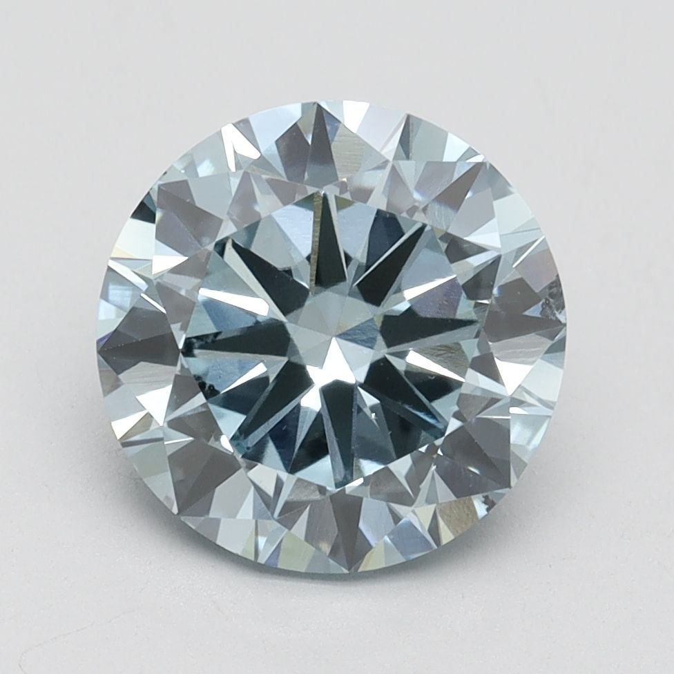 Loose Diamond - ROUND 3.0ct Fancy Intense Blue SI1: Loose Diamond - ROUND 3.0ct Fancy Intense Blue SI1 Source: This is a real non-mined Diamond that has been grown in a lab Shape: ROUND Carats: 3.0 Color: Fancy Intense Blue Certification: IGI Video: