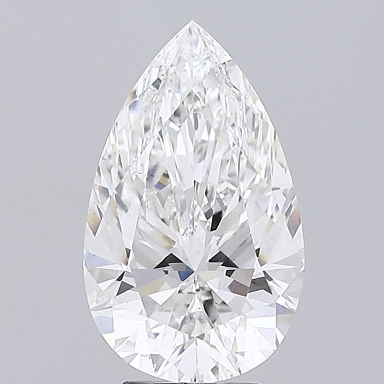 Loose Diamond - PEAR 5.51ct F VS2: Loose Diamond - PEAR 5.51ct F VS2 Source: This is a real non-mined Diamond that has been grown in a lab Shape: PEAR Carats: 5.51 Color: F Clarity: VS2 Certification: IGI Video: