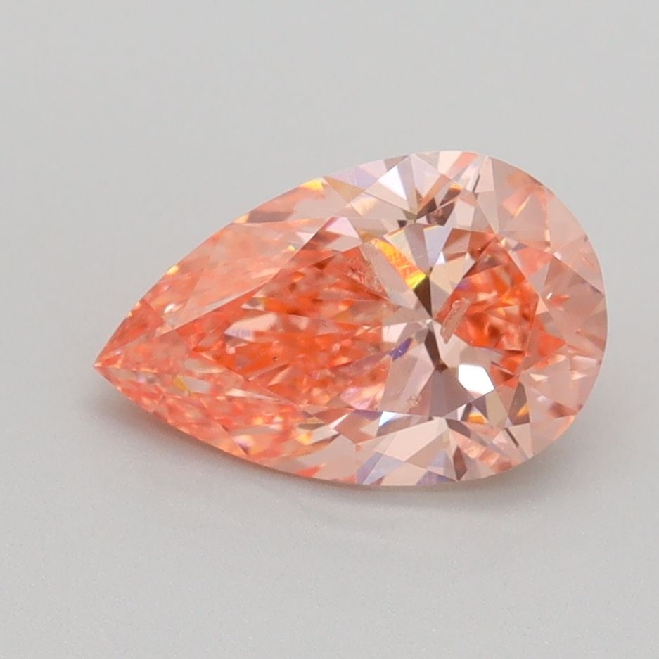 Loose Diamond - PEAR 1.54ct Fancy Vivid Pink SI2: Loose Diamond - PEAR 1.54ct Fancy Vivid Pink SI2 Source: This is a real non-mined Diamond that has been grown in a lab Shape: PEAR Carats: 1.54 Color: Fancy Vivid Pink Certification: IGI Video:
