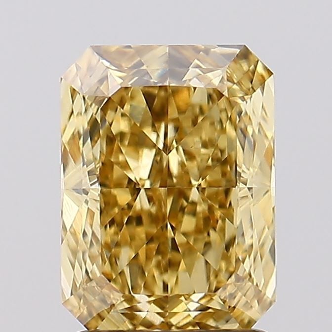 Loose Diamond - RADIANT 2.02ct Fancy Vivid Yellow VS2: Loose Diamond - RADIANT 2.02ct Fancy Vivid Yellow VS2 Source: This is a real non-mined Diamond that has been grown in a lab Shape: RADIANT Carats: 2.02 Color: Fancy Vivid Yellow Certification: IGI Vid