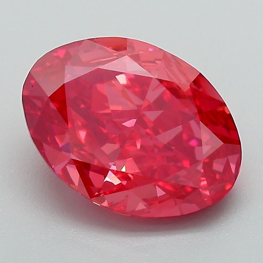 Loose Diamond - OVAL 3.0ct Fancy Vivid Pink VS1: Loose Diamond - OVAL 3.0ct Fancy Vivid Pink VS1 Source: This is a real non-mined Diamond that has been grown in a lab Shape: OVAL Carats: 3.0 Color: Fancy Vivid Pink Certification: IGI Video: