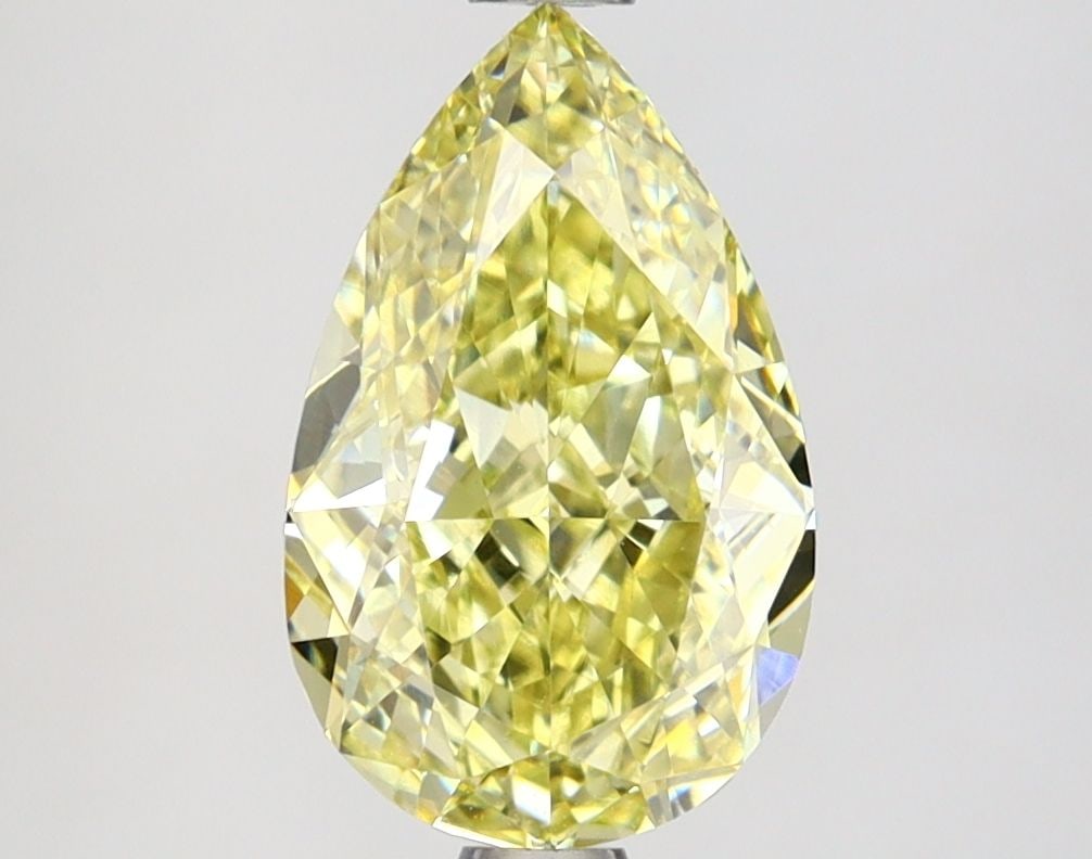 Loose Diamond - PEAR 2.07ct Fancy Intense Yellow VVS2: Loose Diamond - PEAR 2.07ct Fancy Intense Yellow VVS2 Source: This is a real non-mined Diamond that has been grown in a lab Shape: PEAR Carats: 2.07 Color: Fancy Intense Yellow Certification: IGI Vide