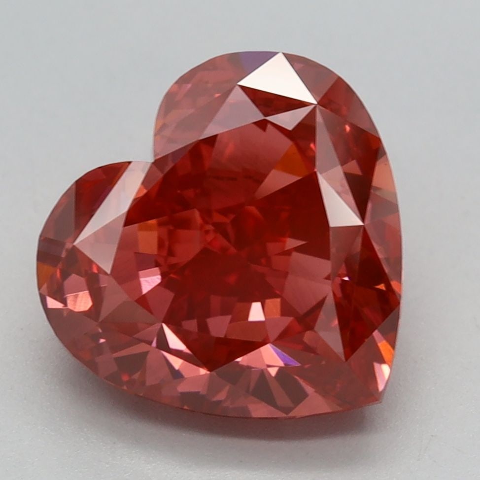 Loose Diamond - HEART 3.3ct Fancy Vivid Pink VS1: Loose Diamond - HEART 3.3ct Fancy Vivid Pink VS1 Source: This is a real non-mined Diamond that has been grown in a lab Shape: HEART Carats: 3.3 Color: Fancy Vivid Pink Certification: IGI Video: