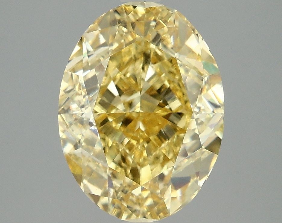Loose Diamond - OVAL 3.97ct Fancy Vivid Yellow VS1: Loose Diamond - OVAL 3.97ct Fancy Vivid Yellow VS1 Source: This is a real non-mined Diamond that has been grown in a lab Shape: OVAL Carats: 3.97 Color: Fancy Vivid Yellow Certification: IGI Video: