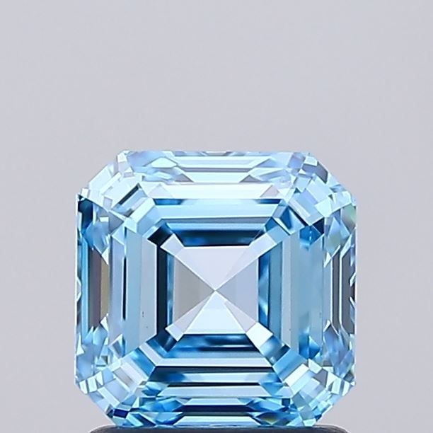 Loose Diamond - ASSCHER 1.5ct Fancy Vivid Blue VS1: Loose Diamond - ASSCHER 1.5ct Fancy Vivid Blue VS1 Source: This is a real non-mined Diamond that has been grown in a lab Shape: ASSCHER Carats: 1.5 Color: Fancy Vivid Blue Certification: IGI Video: