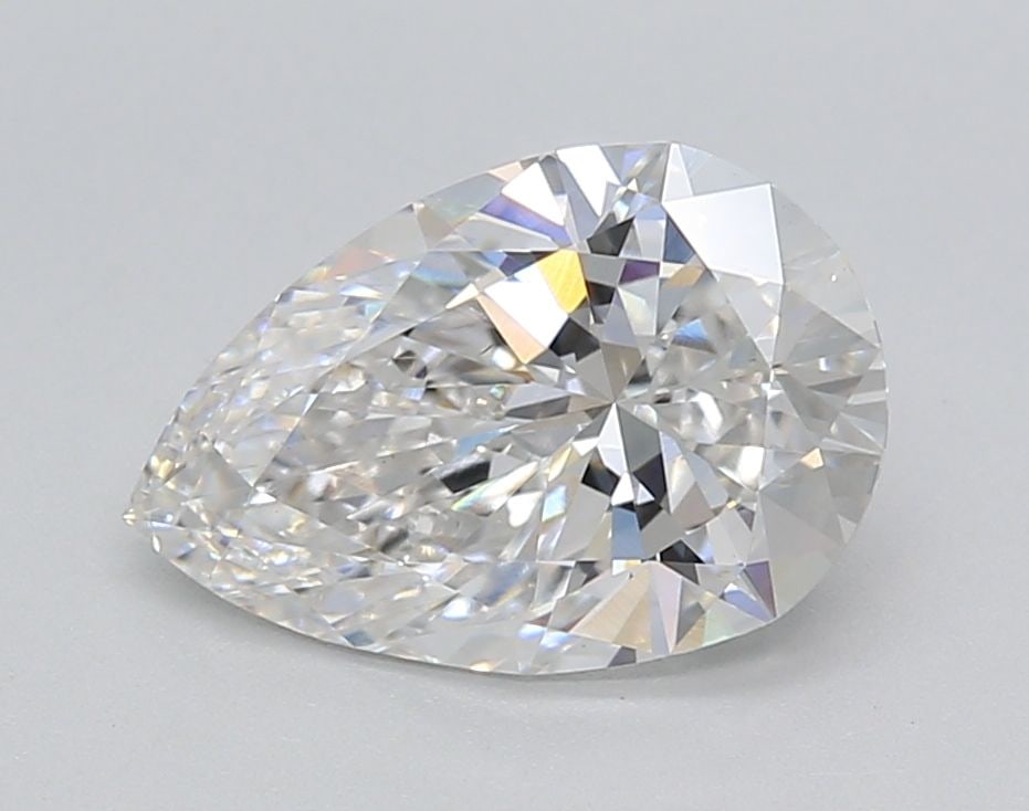 Loose Diamond - PEAR 2.02ct E VS1: Loose Diamond - PEAR 2.02ct E VS1 Source: This is a real non-mined Diamond that has been grown in a lab Shape: PEAR Carats: 2.02 Color: E Clarity: VS1 Certification: NONE Video: