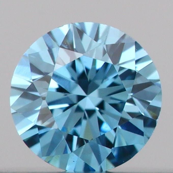 Loose Diamond - ROUND 0.15ct Fancy Vivid Blue VVS2 (1 of 1)