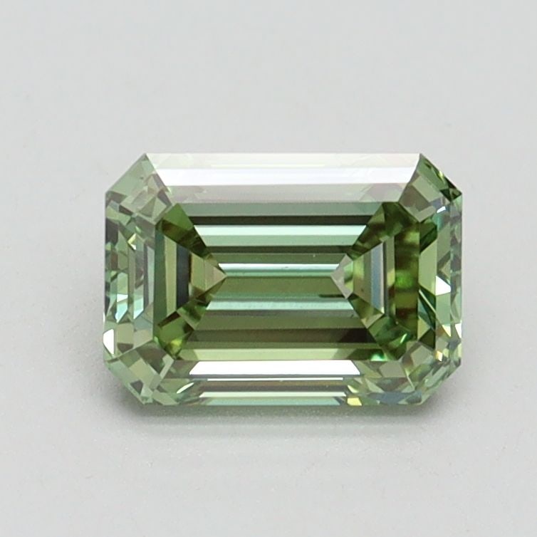 Loose Diamond - EMERALD 1.03ct Fancy Intense Green VS1: Loose Diamond - EMERALD 1.03ct Fancy Intense Green VS1 Source: This is a real non-mined Diamond that has been grown in a lab Shape: EMERALD Carats: 1.03 Color: Fancy Intense Green Certification: IGI V