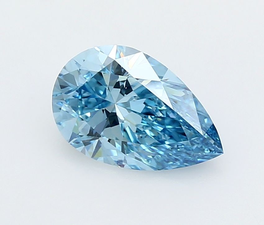 Loose Diamond - PEAR 2.07ct Fancy Vivid Blue VVS2: Loose Diamond - PEAR 2.07ct Fancy Vivid Blue VVS2 Source: This is a real non-mined Diamond that has been grown in a lab Shape: PEAR Carats: 2.07 Color: Fancy Vivid Blue Certification: IGI Video: