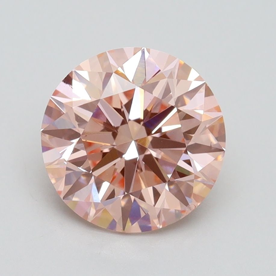 Loose Diamond - ROUND 2.15ct Fancy Intense Pink VS2: Loose Diamond - ROUND 2.15ct Fancy Intense Pink VS2 Source: This is a real non-mined Diamond that has been grown in a lab Shape: ROUND Carats: 2.15 Color: Fancy Intense Pink Certification: IGI Video: