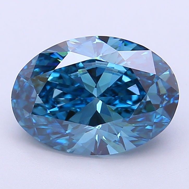 Loose Diamond - OVAL 2.73ct Fancy Vivid Blue VVS2: Loose Diamond - OVAL 2.73ct Fancy Vivid Blue VVS2 Source: This is a real non-mined Diamond that has been grown in a lab Shape: OVAL Carats: 2.73 Color: Fancy Vivid Blue Certification: IGI Video: