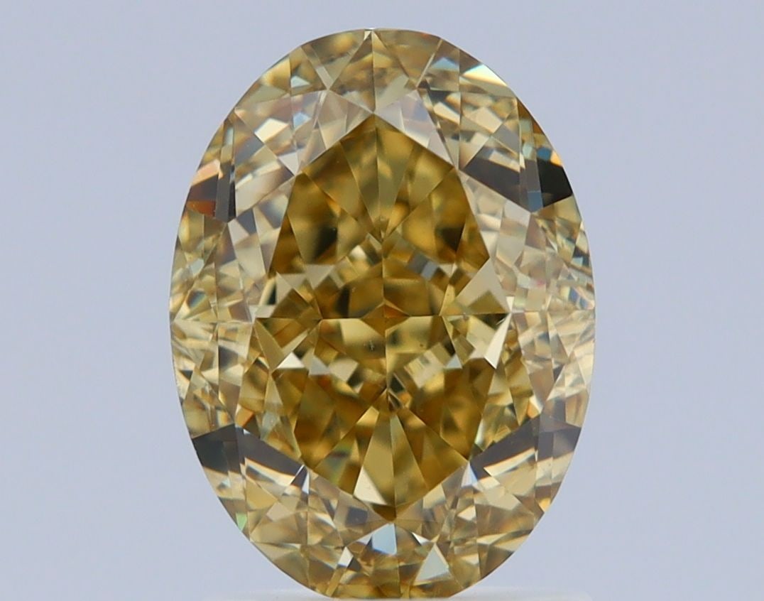 Loose Diamond - OVAL 2.01ct Fancy Brownish Yellow VS2: Loose Diamond - OVAL 2.01ct Fancy Brownish Yellow VS2 Source: Natural Shape: OVAL Carats: 2.01 Color: Fancy Brownish Yellow Certification: GIA Video:
