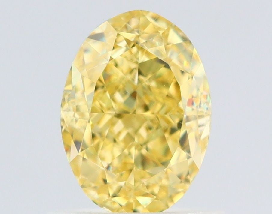 Loose Diamond - OVAL 1.0ct Fancy Intense Yellow VS2: Loose Diamond - OVAL 1.0ct Fancy Intense Yellow VS2 Source: Natural Shape: OVAL Carats: 1.0 Color: Fancy Intense Yellow Certification: GIA Video: